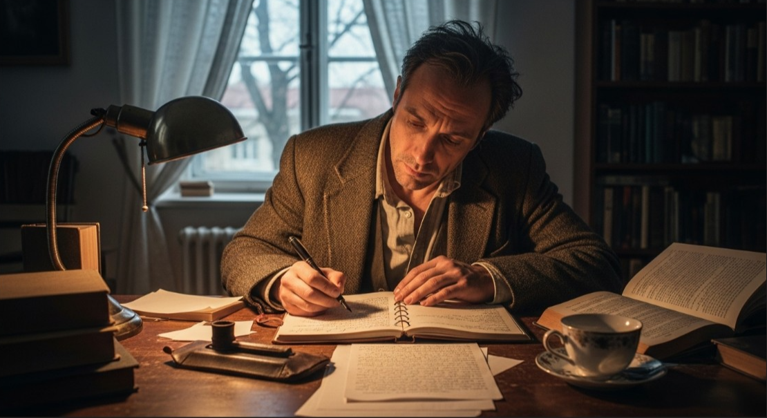 시를 쓰는 남자