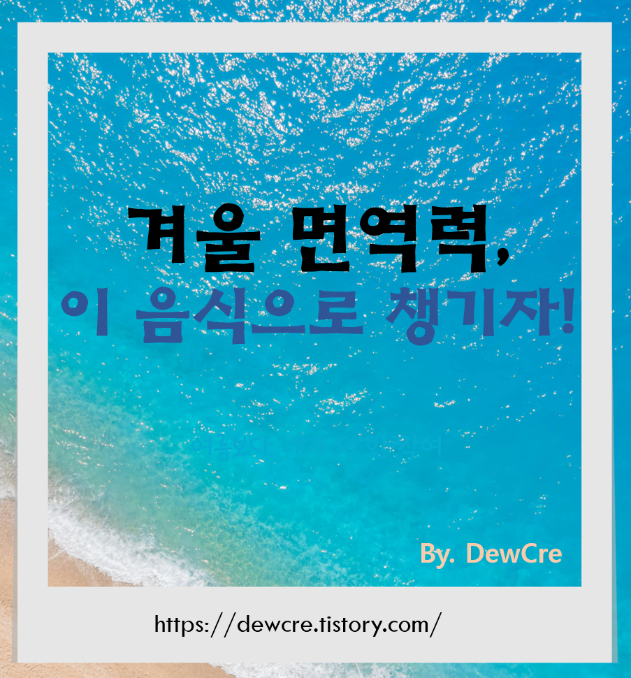겨울철 면역력을 높이는 필수 음식 7가지 정리