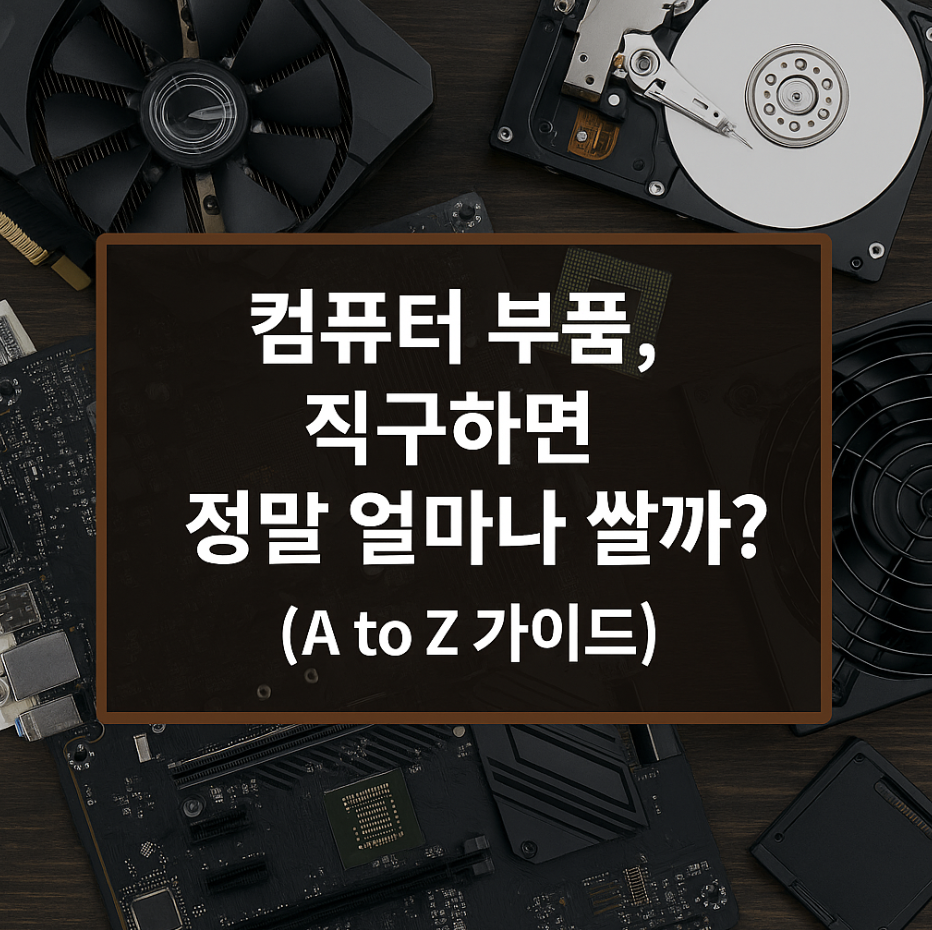 컴퓨터 부품, 직구하면 정말 얼마나 쌀까? (A to Z 가이드)