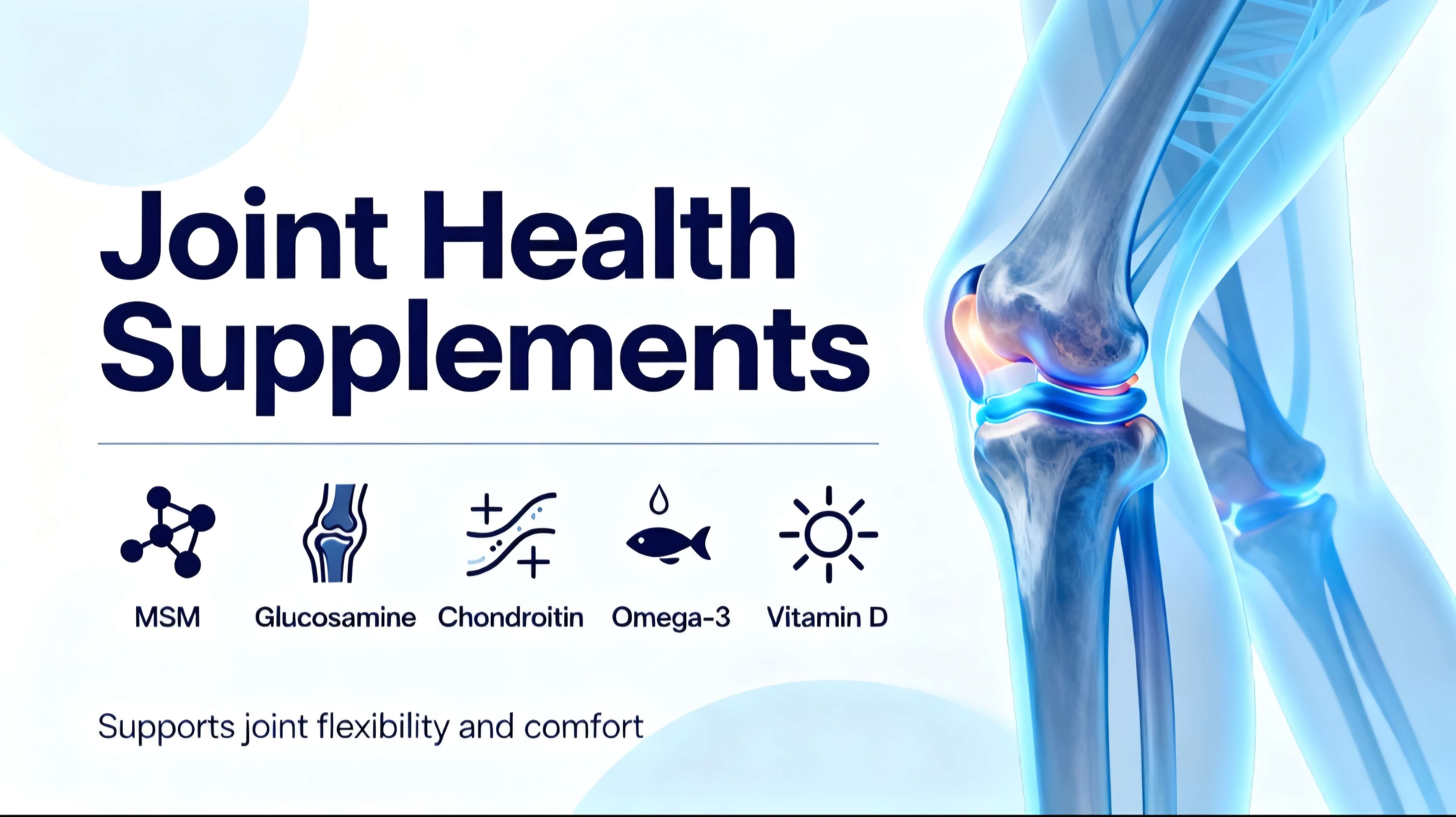 관절 건강에 좋은 영양제 추천