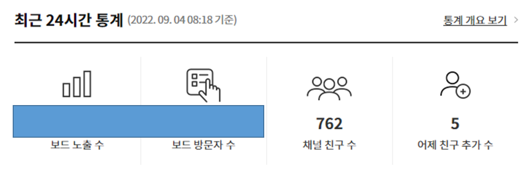 카카오뷰 1 채널