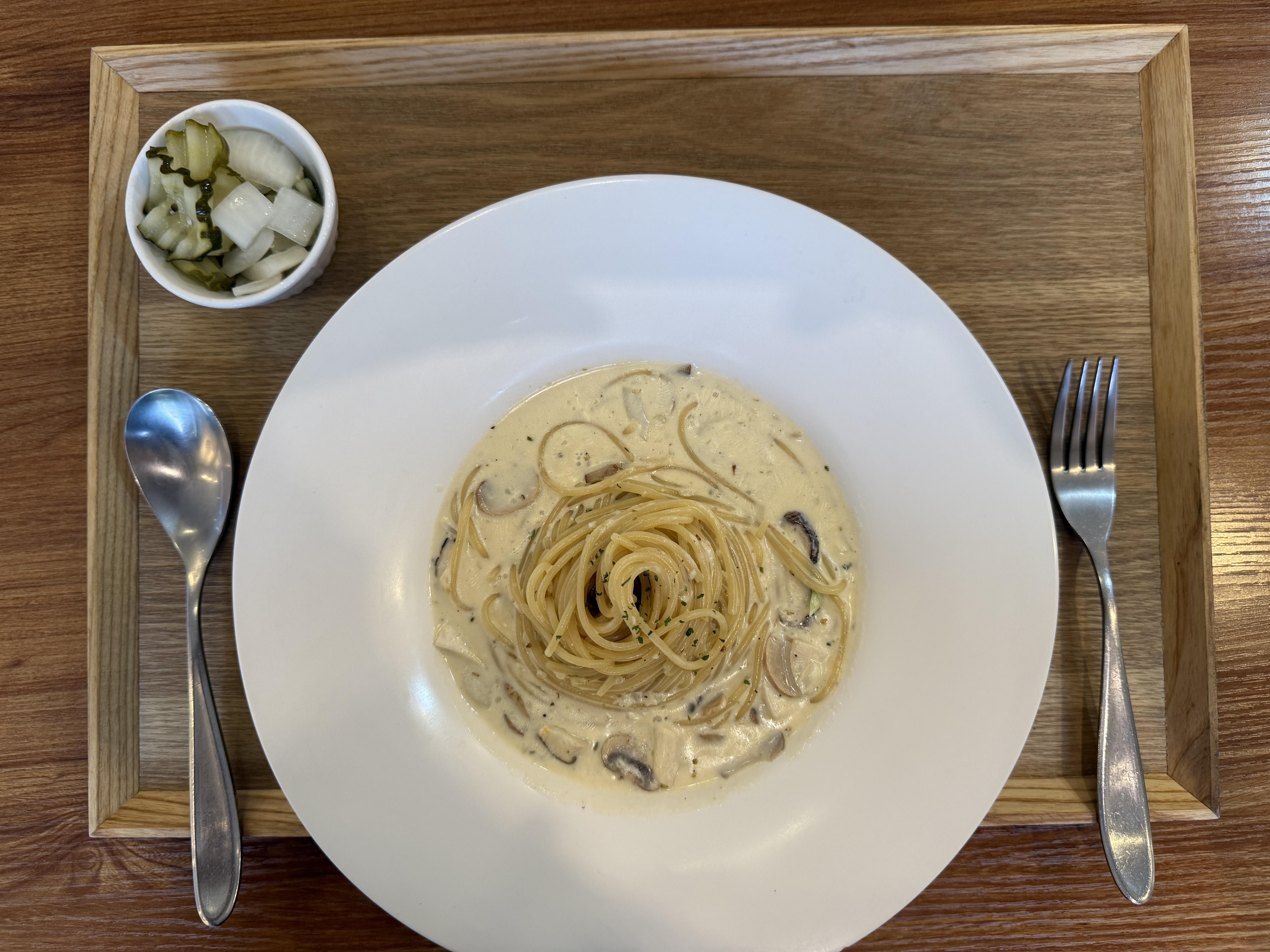 마린파스타 양송이파스타