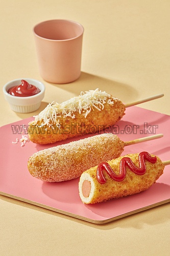 한국의 핫도그 예시