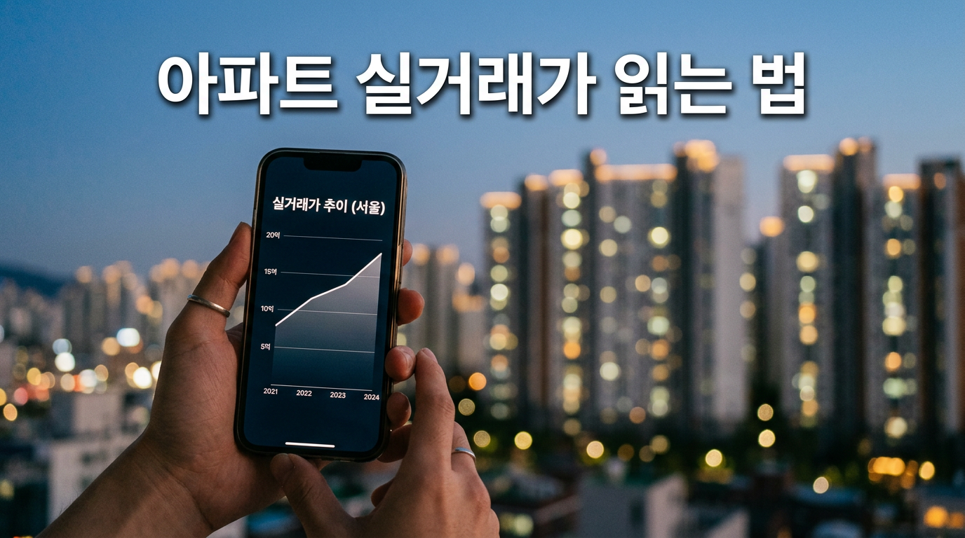 아파트 실거래가 읽는 법을 보여주는 사진