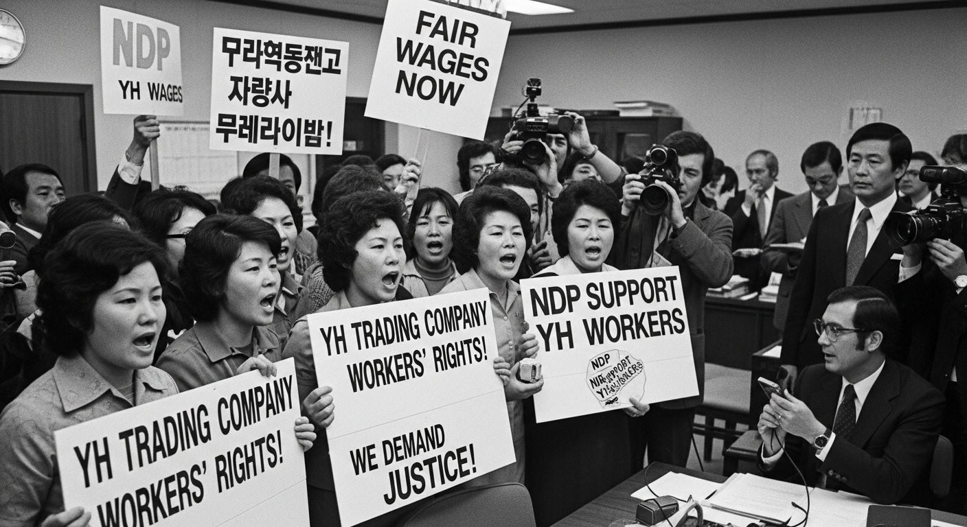 1. 유신 붕괴의 서막: YH 무역 사건의 전개와 비극적 결말 (김경숙 노동자)