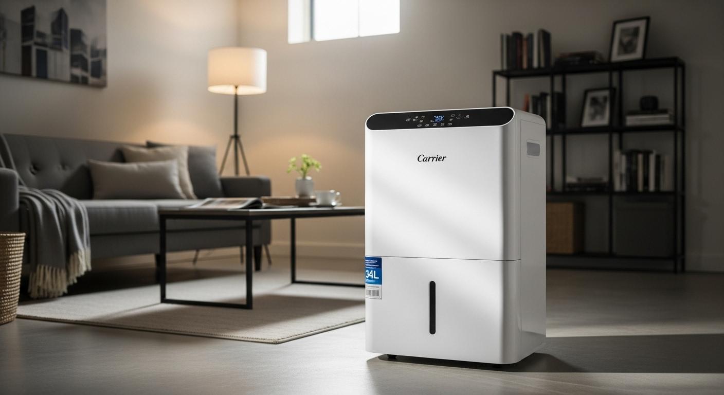 캐리어 제습기 34l