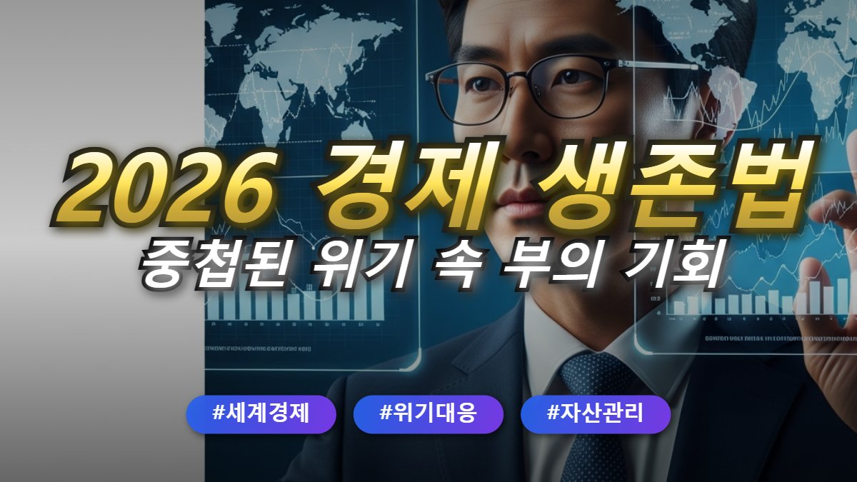 2026년 세계경제 전망 중첩된 충격 대응 전략 분석 메인 썸네일 이미지