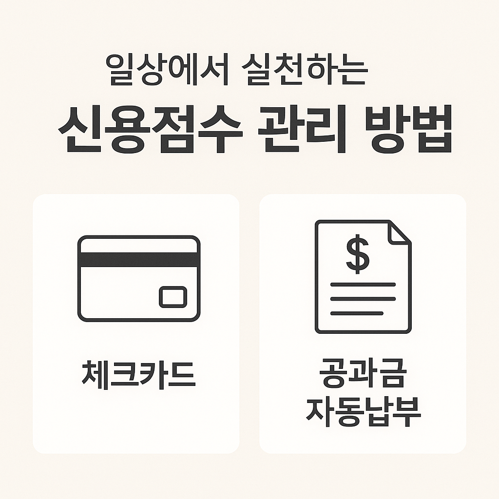 신용점수 관리