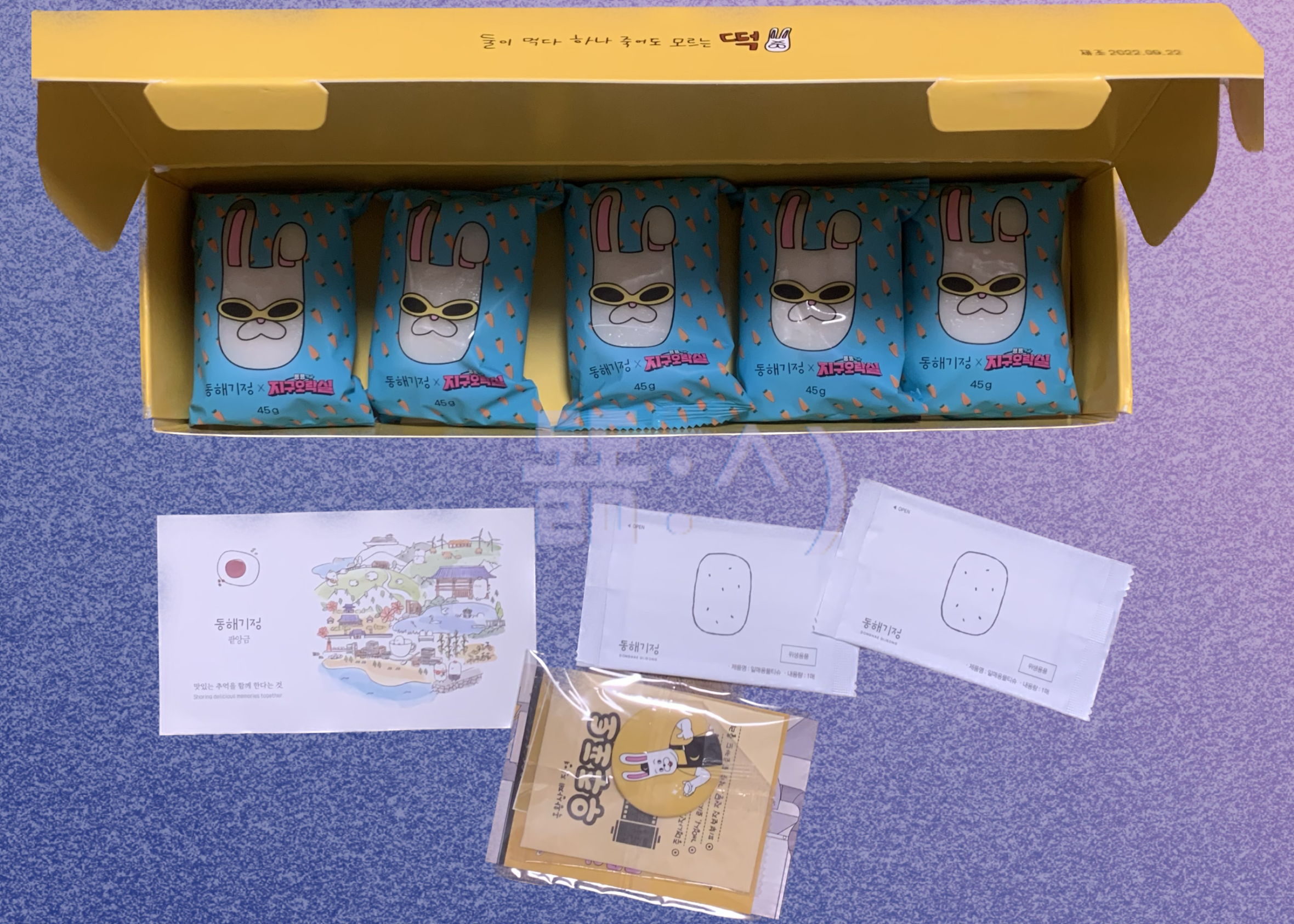 뿅뿅 지구 오락실 굿즈 토롱이 떡