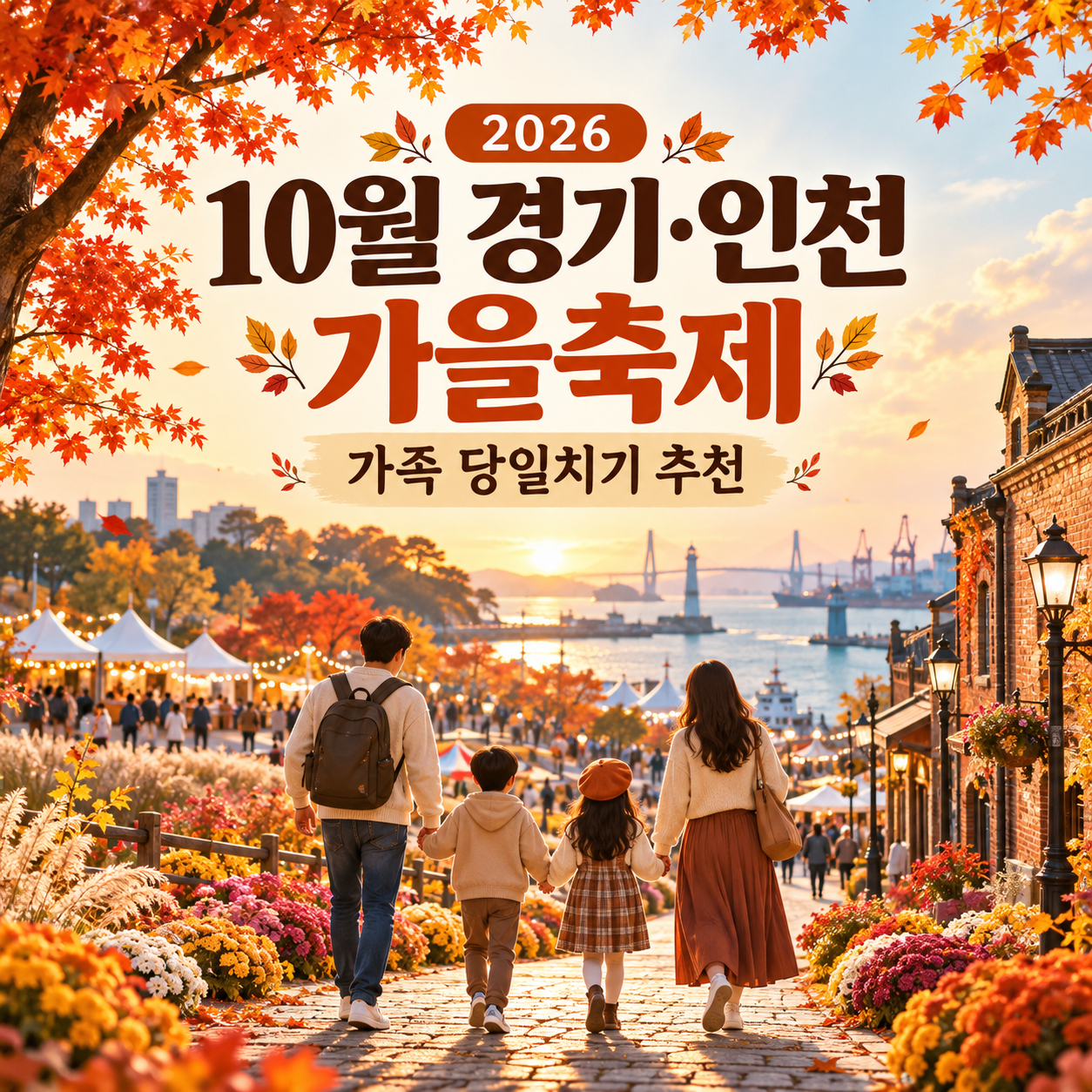 2026년 10월 경기&middot;인천 가을축제, 가족과 당일치기로 갈 만한 곳
