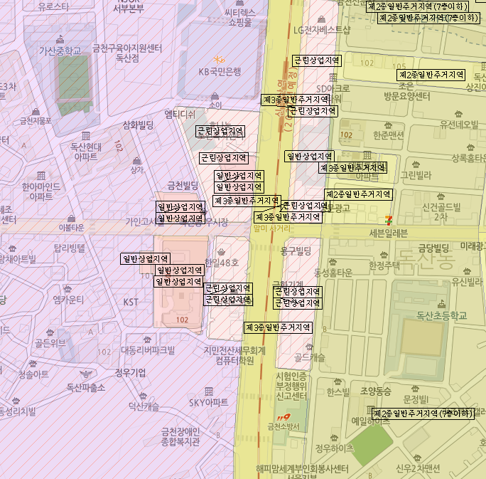 금천구 상업지역