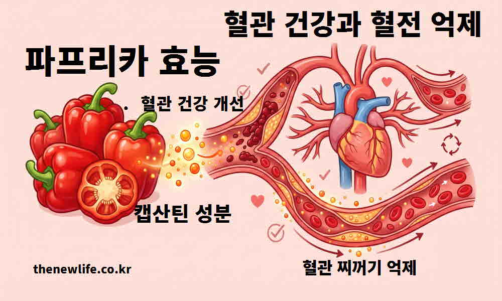 파프리카 효능 혈관 건강 혈전 억제
