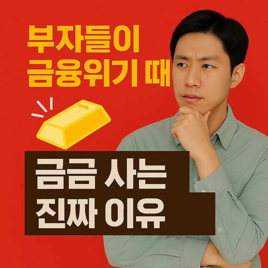 부자들이 금융위기 때 금을 사는 진짜 이유