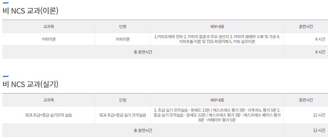 바리스타 자격증 따는 방법