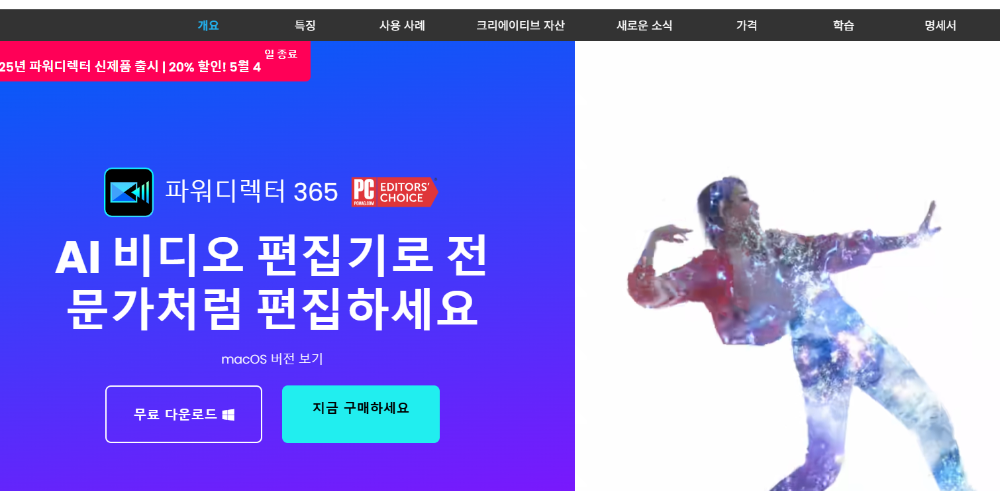 PowerDirector 사이트