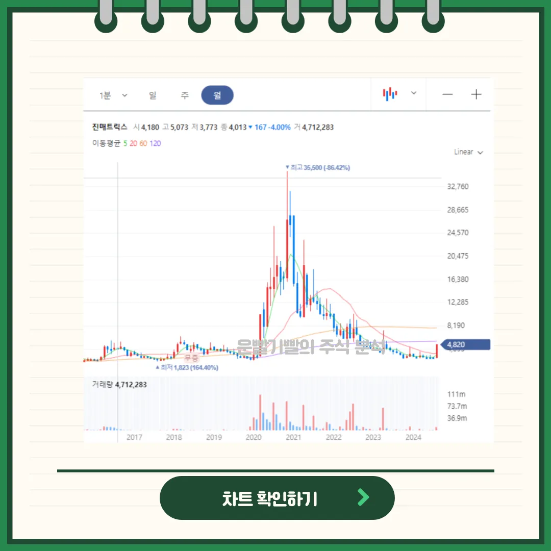 진매트릭스 차트분석