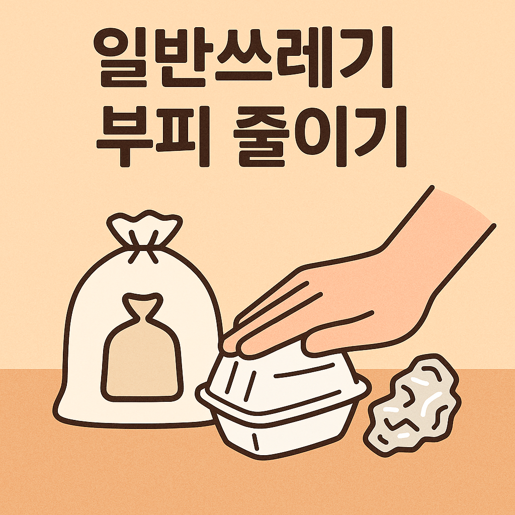일반쓰레기 부피 줄이는 가장 확실한 방법들 &mdash; 생활비를 아끼는 작은 습관