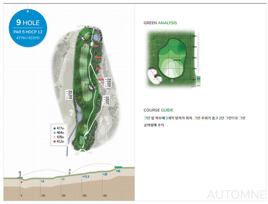 몽베르 컨트리클럽 오똔(가을) 코스 09