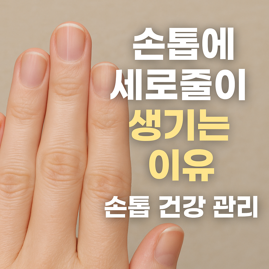 손톱에 세로줄이 생기는 이유 손톱 건강 관리