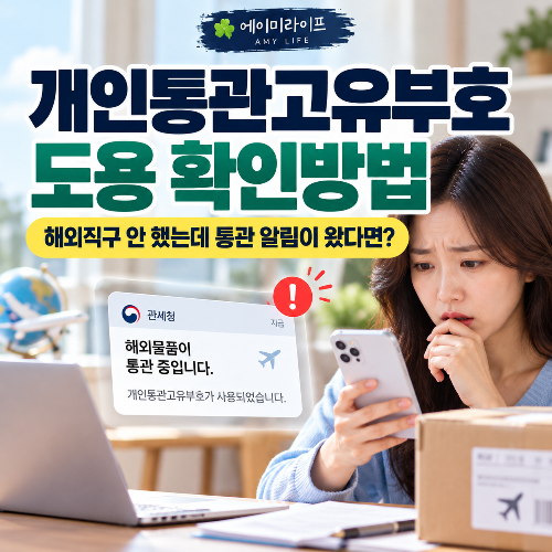 개인통관고유부호-도용-확인방법