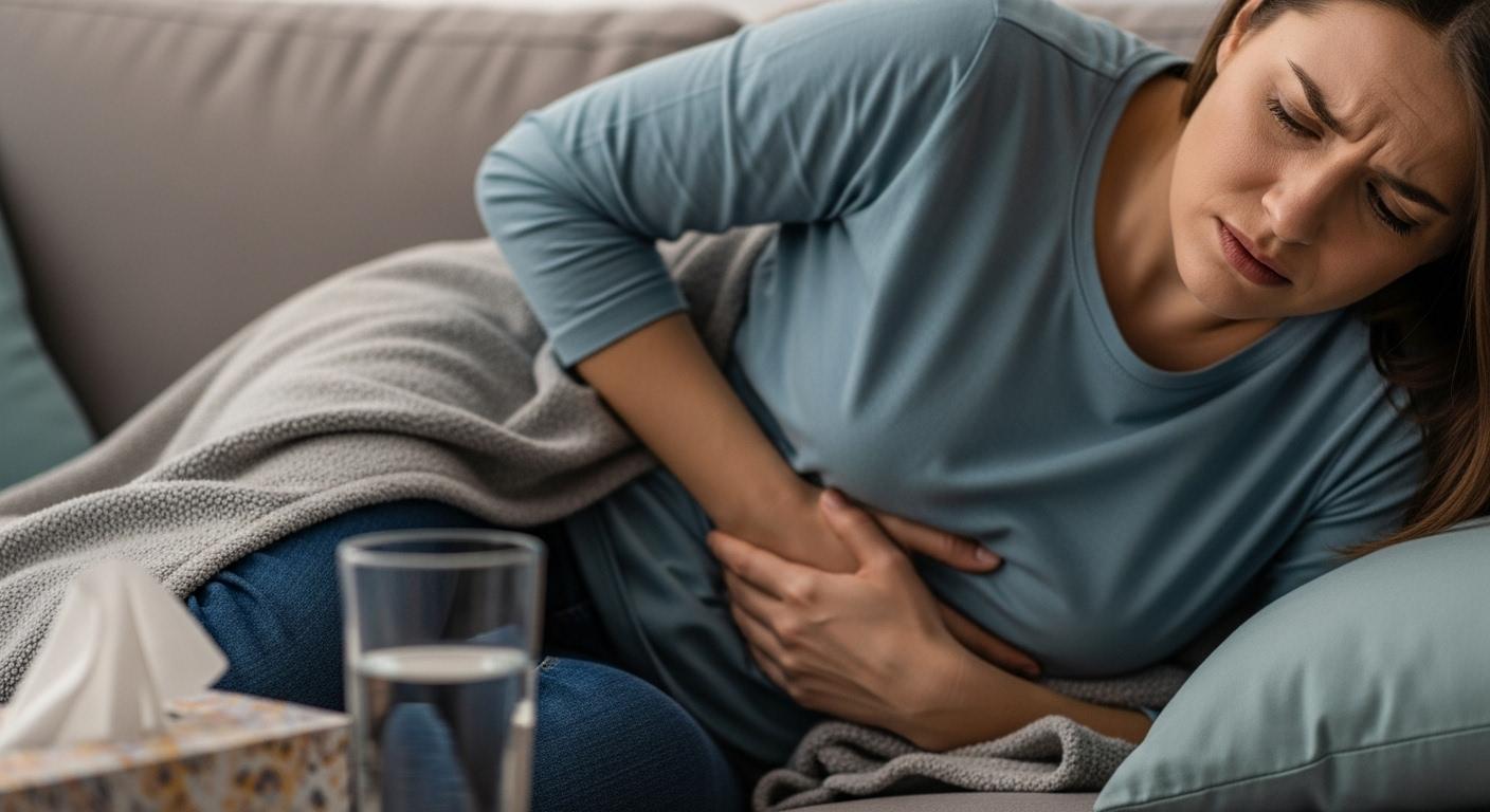 독감 증상 복통 설사