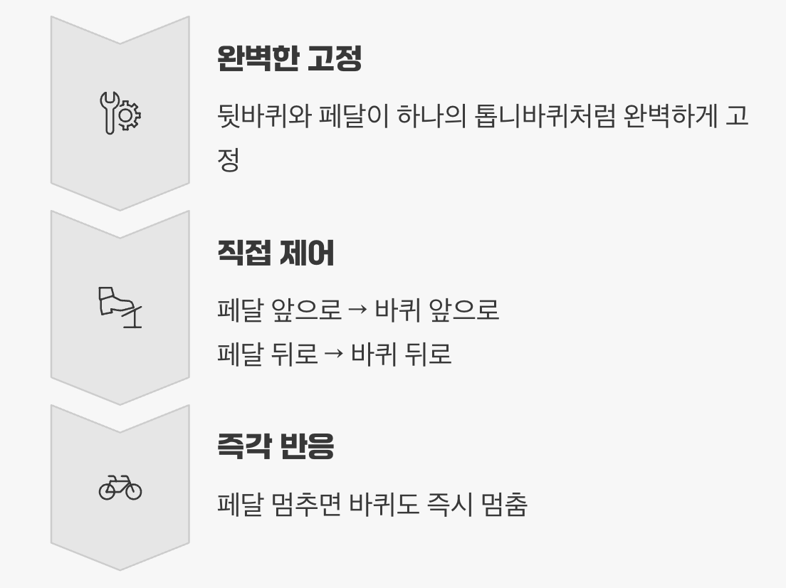 ‘고정기어’, 픽시의 심장