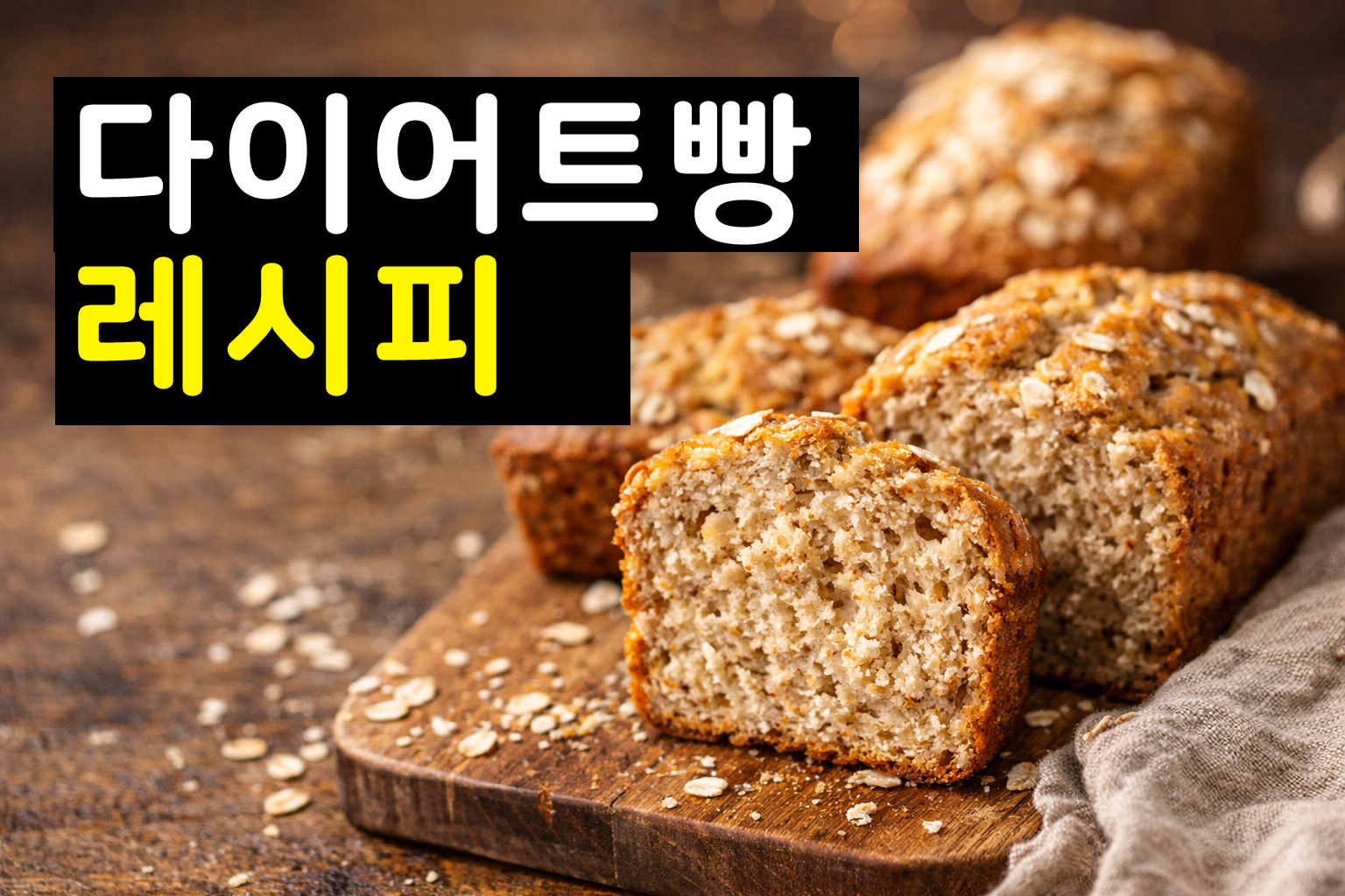 다이어트 빵 레시피