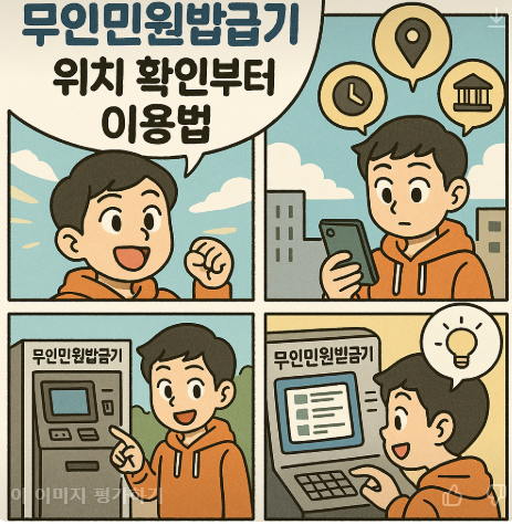 무인민원발급기 위치확인