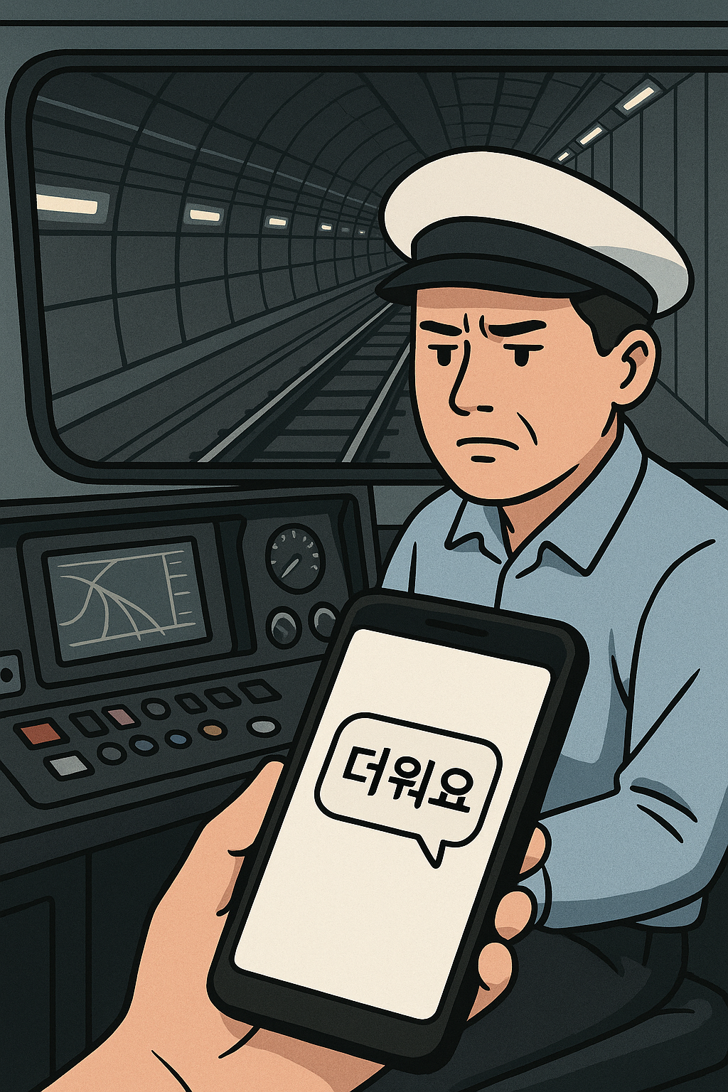 지하철 에어컨 온도 (또타지하철)