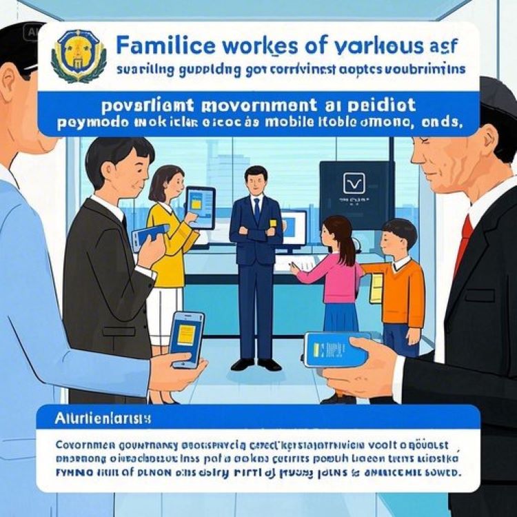 “정부지원금 수령하는 다양한 연령대의 가족과 직장인들, 휴대폰·카드·상품권 등 지급수단과 행정안전부 로고, 국민비서 앱 아이콘, 지역특전이 명확하게 강조된 장면”