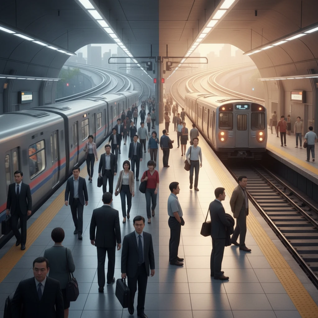 5호선 장한평역 열차 시간표 및 출구..