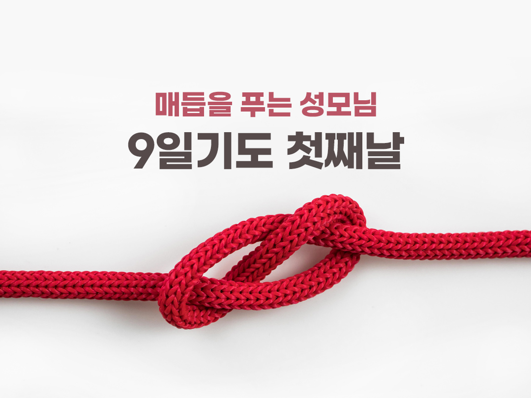 매듭을 푸는 성모님과 함께하는 9일기도 첫째날