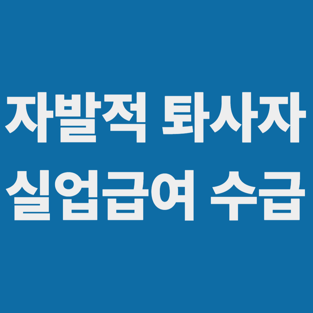 2025 실업급여 총정리