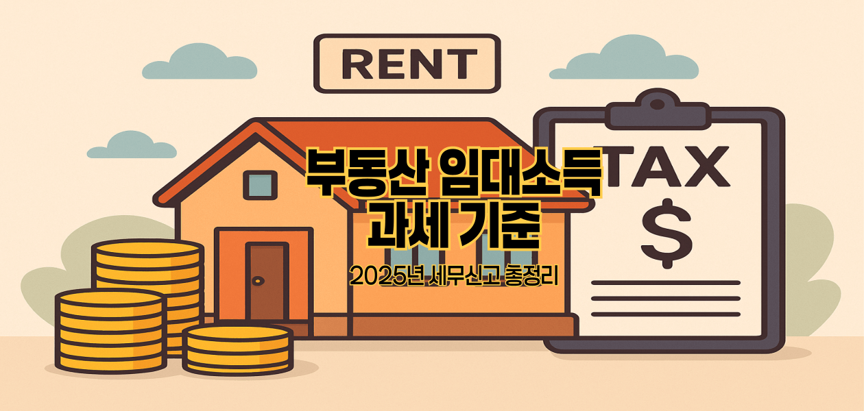 부동산 임대소득 과세 기준|2025년 세무신고 총정리