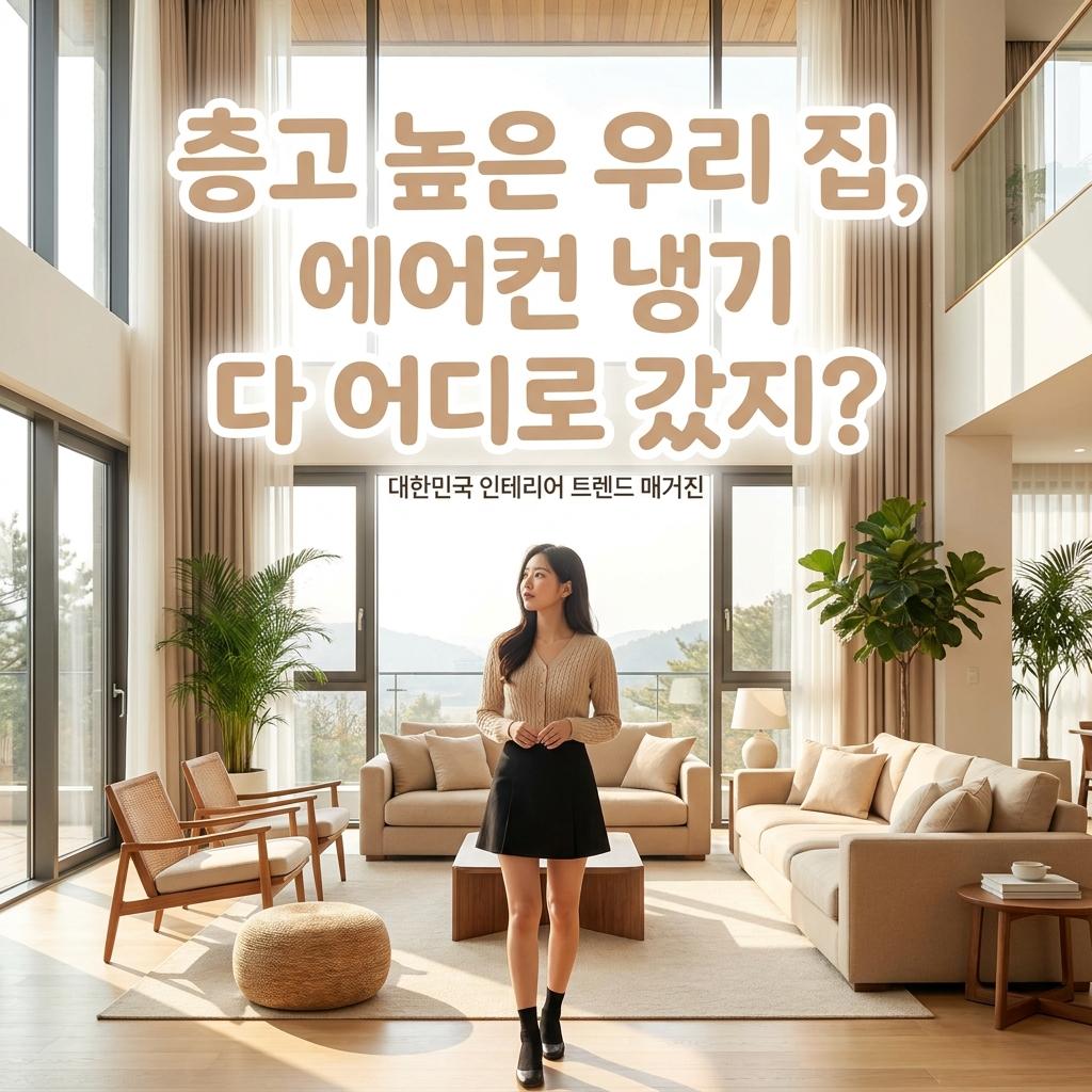 에어컨 냉기 30% 증발! 원주 별장 45평 전원주택 층고 높은 거실 통창 모헤어 수리 후기