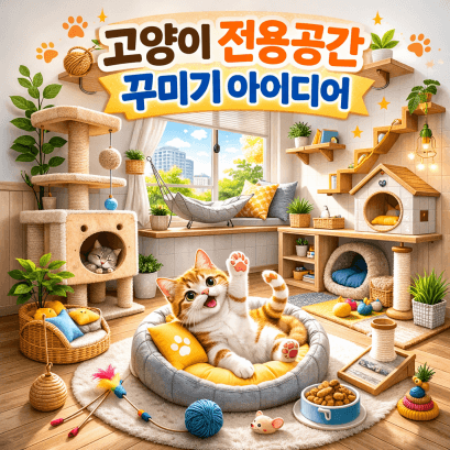 고양이 스트레스 줄이는 전용 공간 인테리어 아이디어 10가지