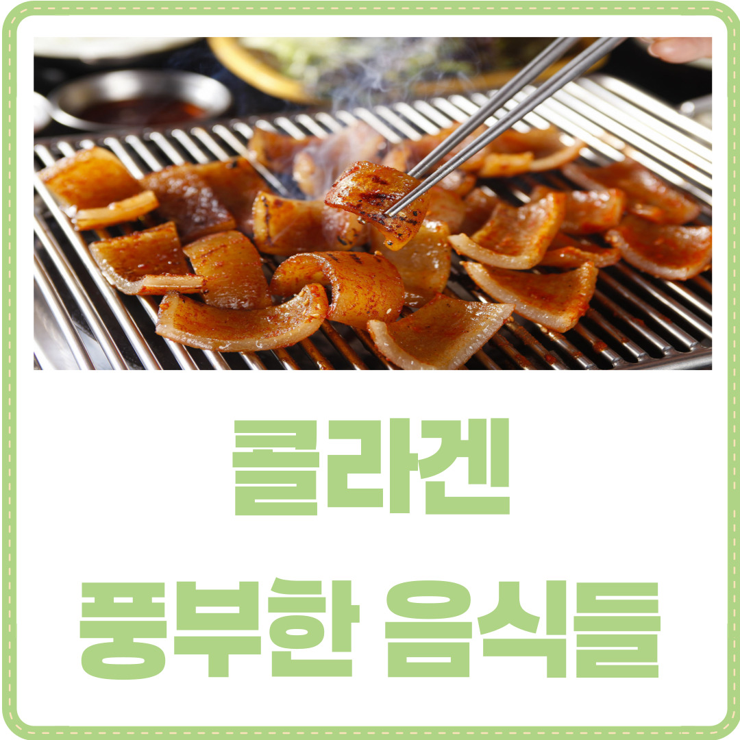 콜라겐 음식