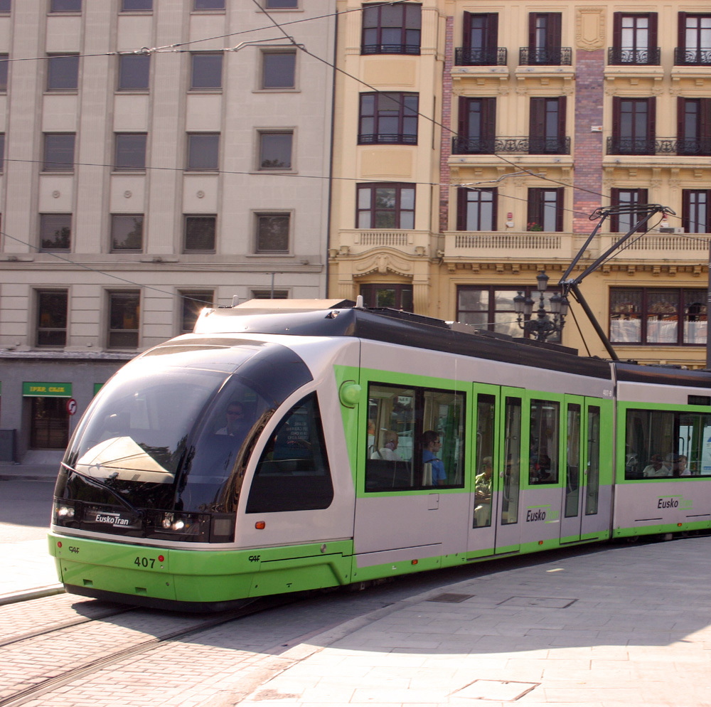 트램열차 운행 모습