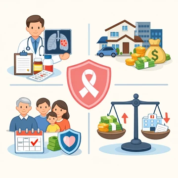 암보험 보장금액과 최대보장금액 기준을 설명하는 이미지1