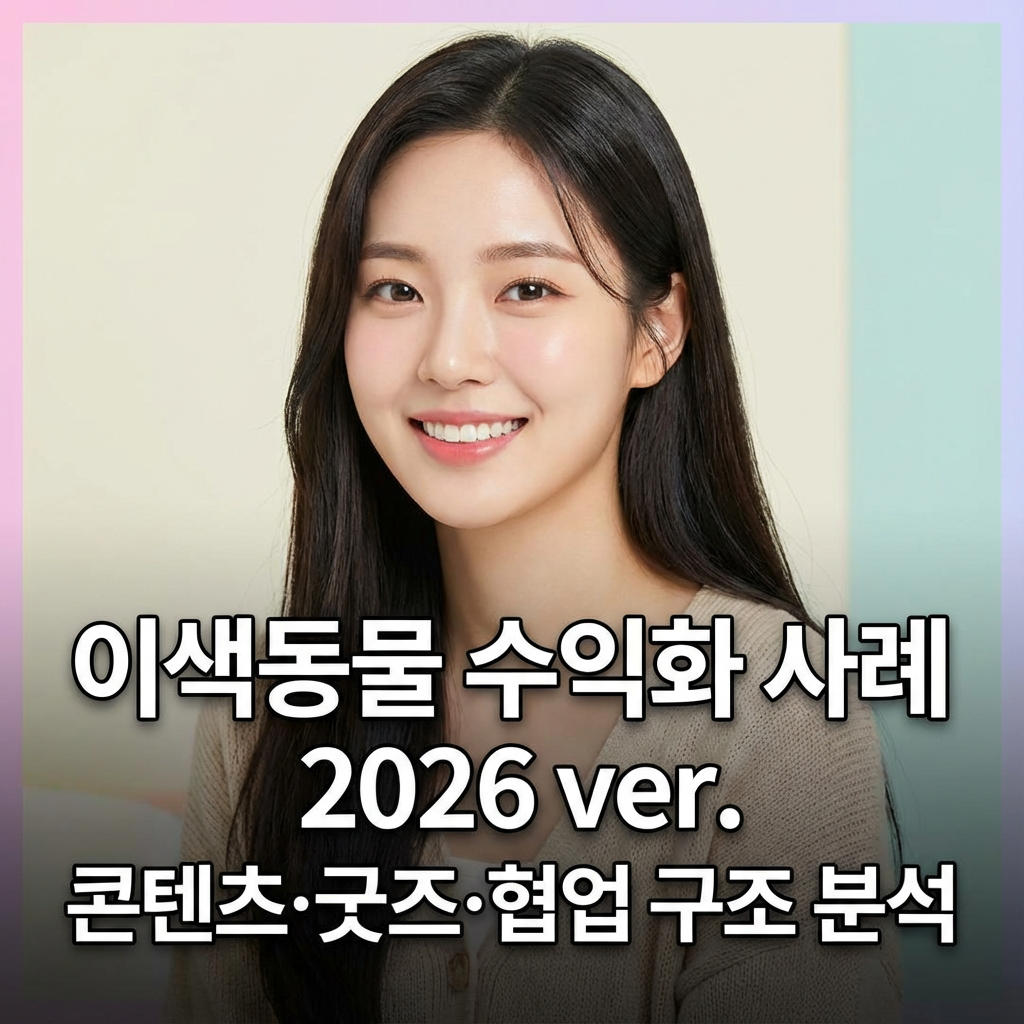 이색동물 수익화 사례 2026 ver. | 콘텐츠·굿즈·협업 구조 분석