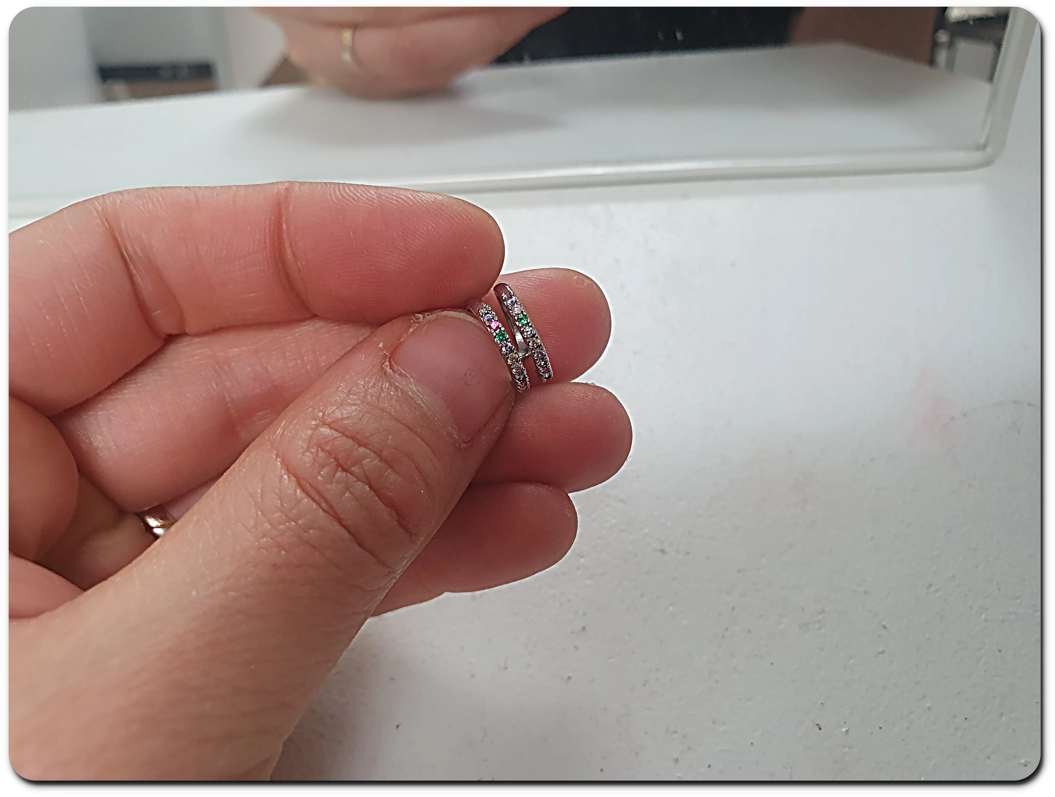 테무쇼핑몰에서 구매한 이어커프