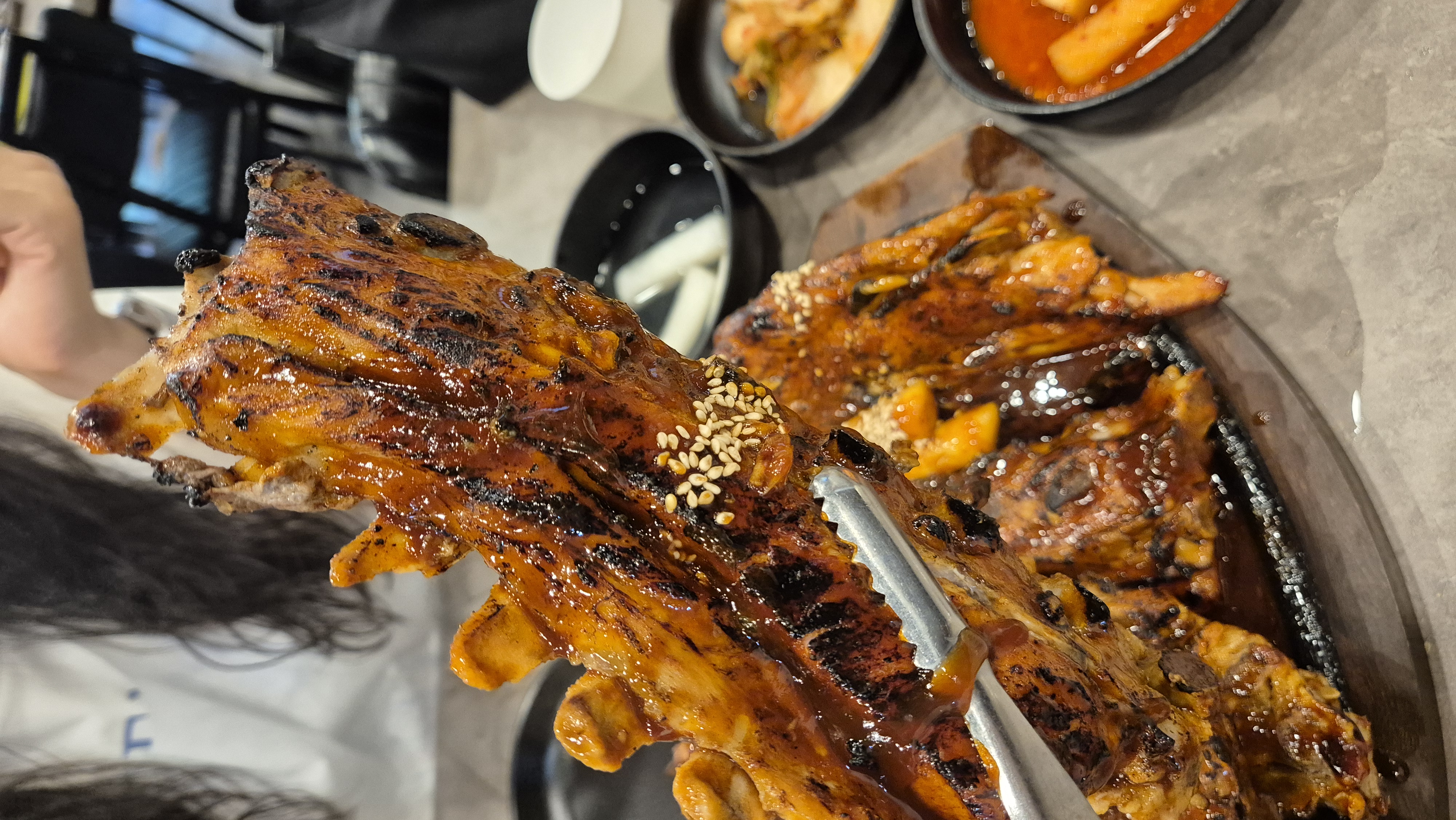 사람 얼굴만한 뼈구이 뼈1개