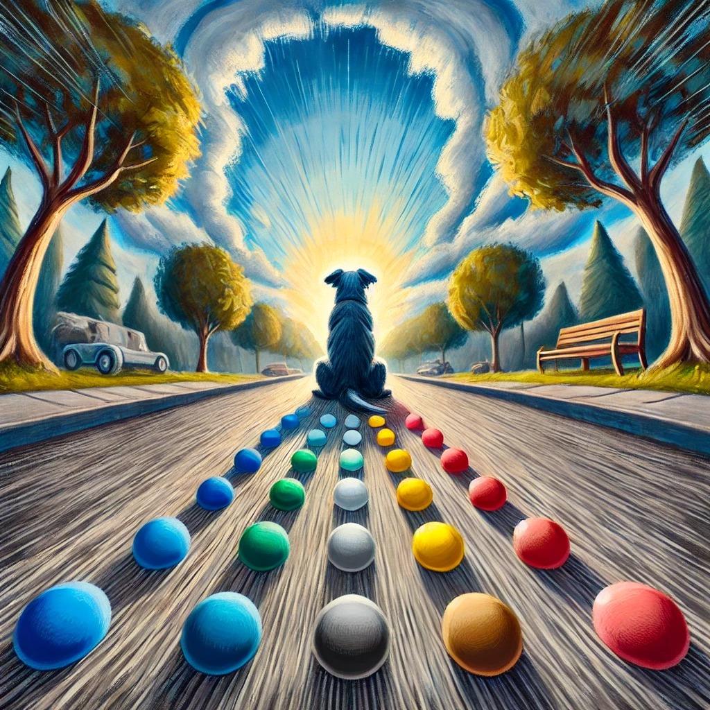 강아지가 바라보는 세상