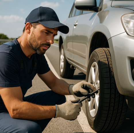 여름철 타이어 펑크 예방