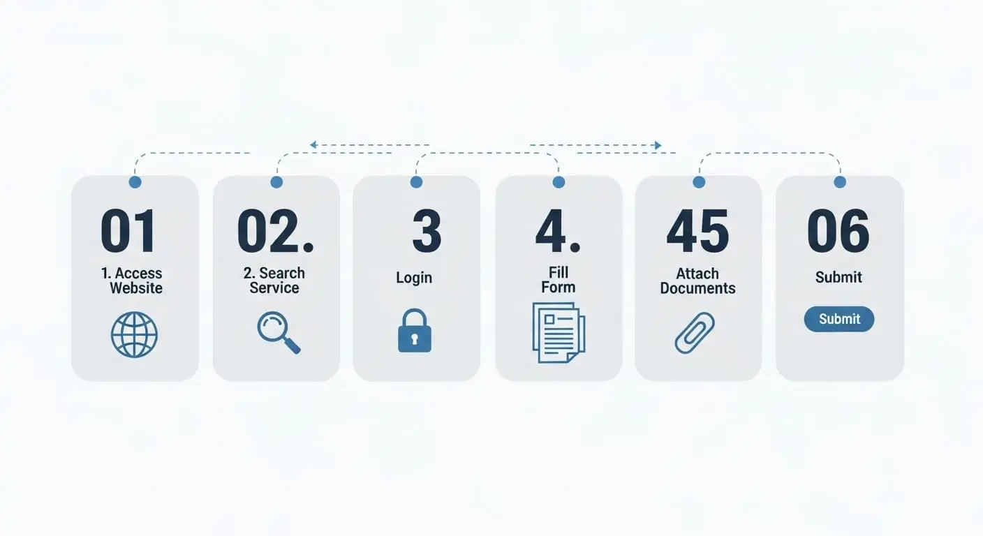 온라인 복지로 또는 정부24를 통한 여성건강지원금 신청 절차를 보여주는 단계별 가이드 이미지