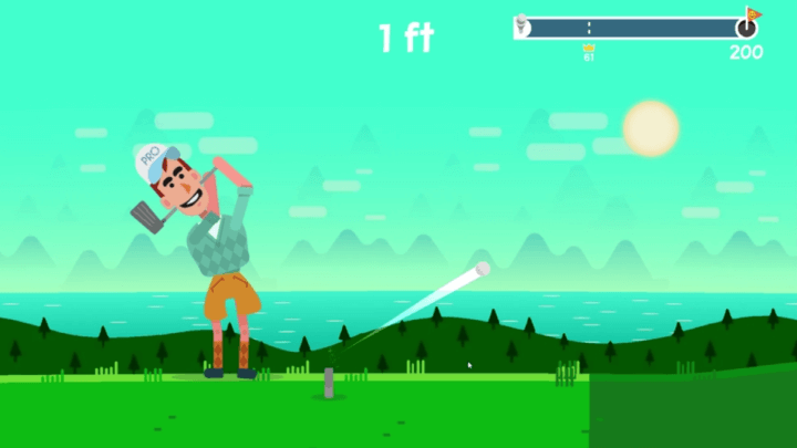 게이지를-조절하여-공을-날리는-화면