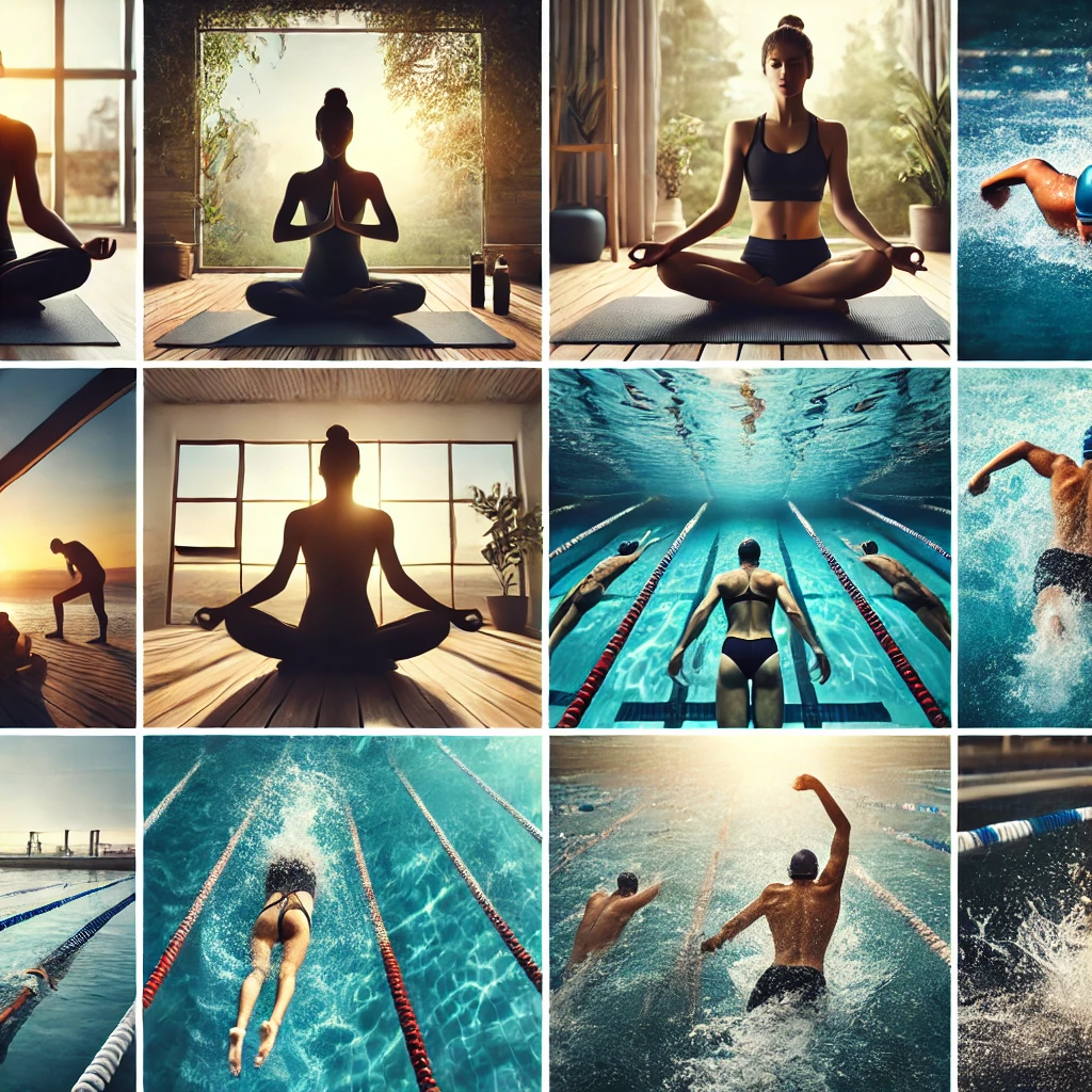 요가와 수영 관련