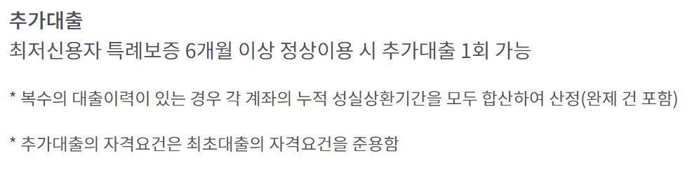 서민금융진흥원 최저신용자 특례보증