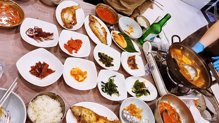 물가자미 요리 한상 물가자미회 물가자미찌개 물가자미구이 영덕 맛집
