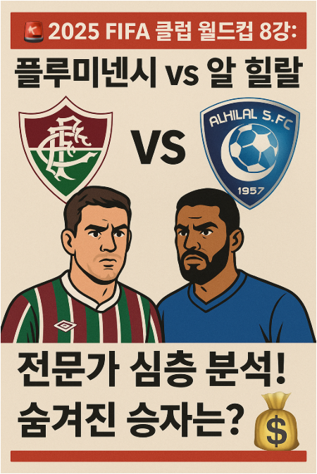 🚨 2025 FIFA 클럽 월드컵 8강: 플루미넨시 vs 알 힐랄 - 전문가 심층 분석! 숨겨진 승자는? 💰